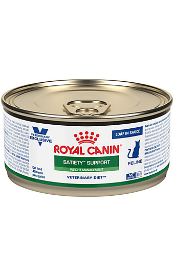 Royal Canin Veterinary Diet Feline Satiety Support Weight Management Loaf In Sauce Wet Cat Food Njpetsupply Com Nj Pet Supply