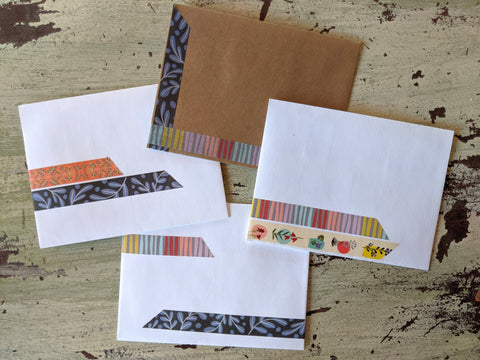 washi tape envelopes