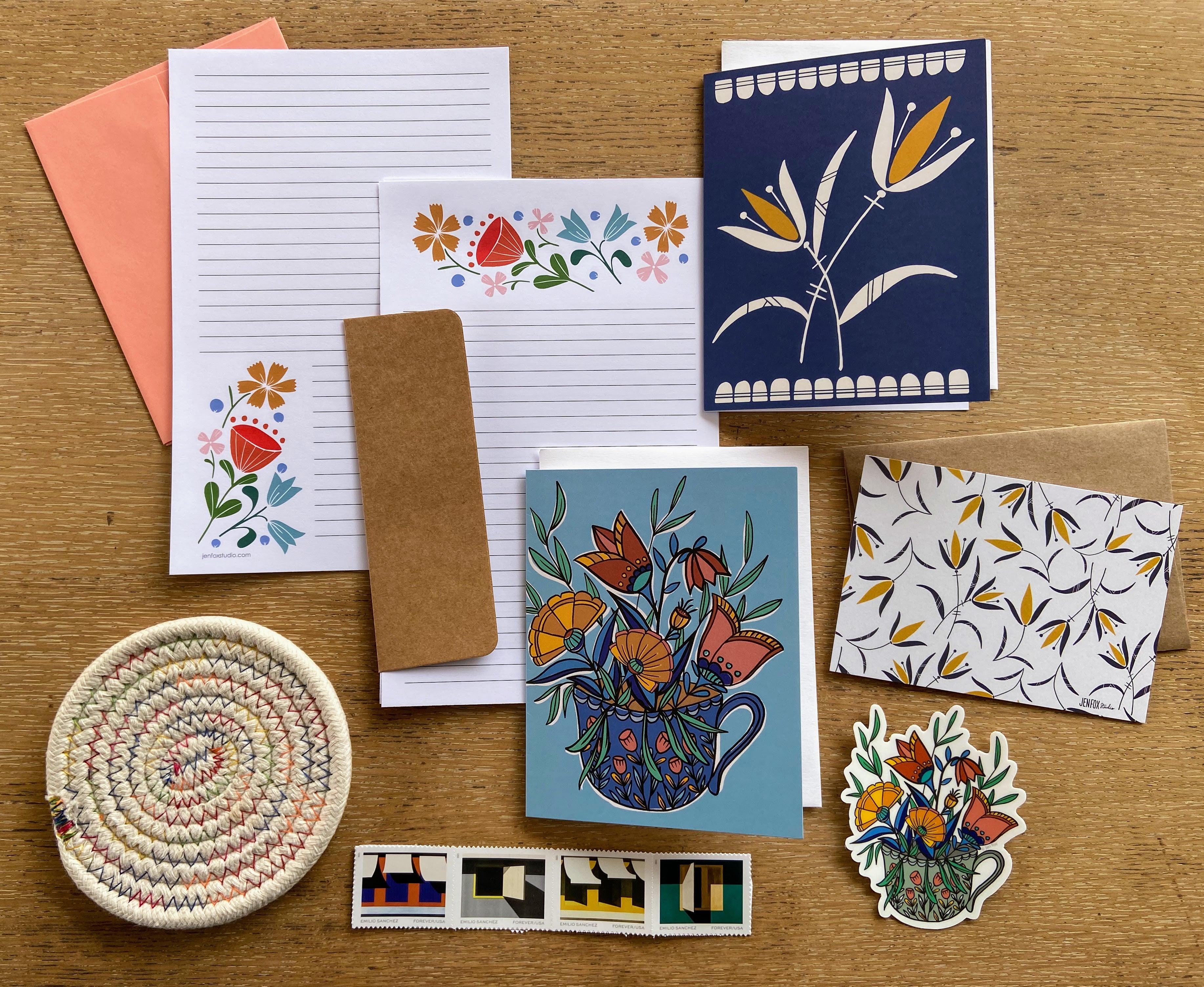 stationery subscription kit from jen fox studio