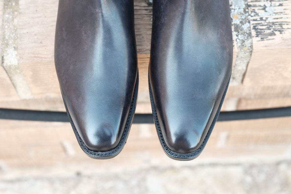 Genesee - Black Marble Patina – J.FitzPatrick Footwear