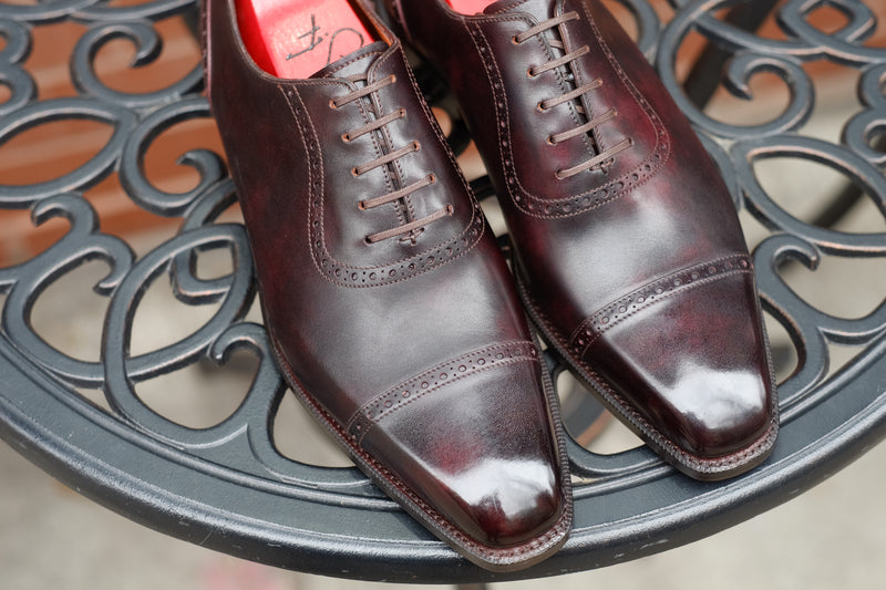 Sunnyside - Plum Museum Calf – J.FitzPatrick Footwear