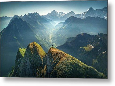 Download Grindelwald Metal Print Bernese Oberland Max Rive Photography