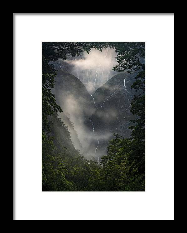 Tears from Milford Sound - Framed Print
