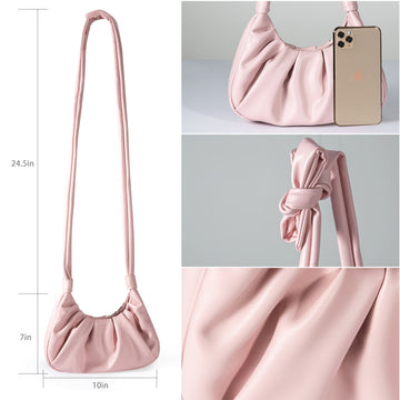 MC-1024 Milan Chiva® Heart Shaped Mini Clutch/Crossbody Bag - Pink