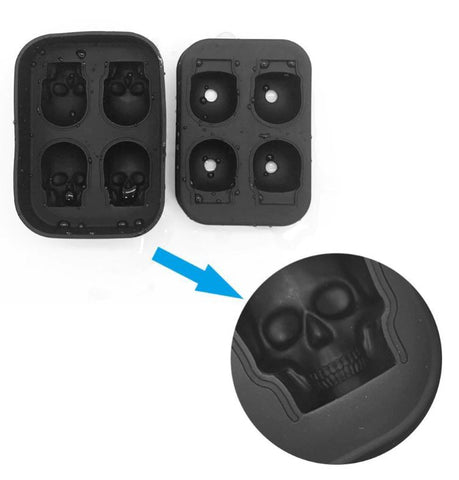 3D Skull Ice Cube Maker – Plus Protections
