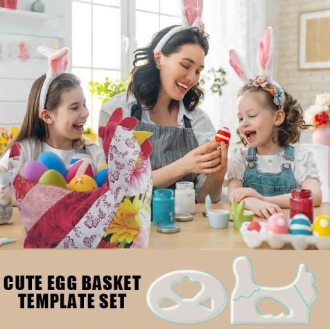 Cute Egg Basket Template Set - With Instructions – Hot Deal Surfer