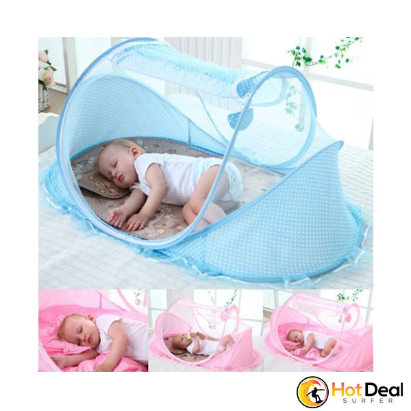 mesh baby crib