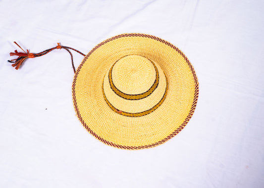 Handwoven Straw Hats from Ghana 麦わら帽子 shimizu-kazumichi.com