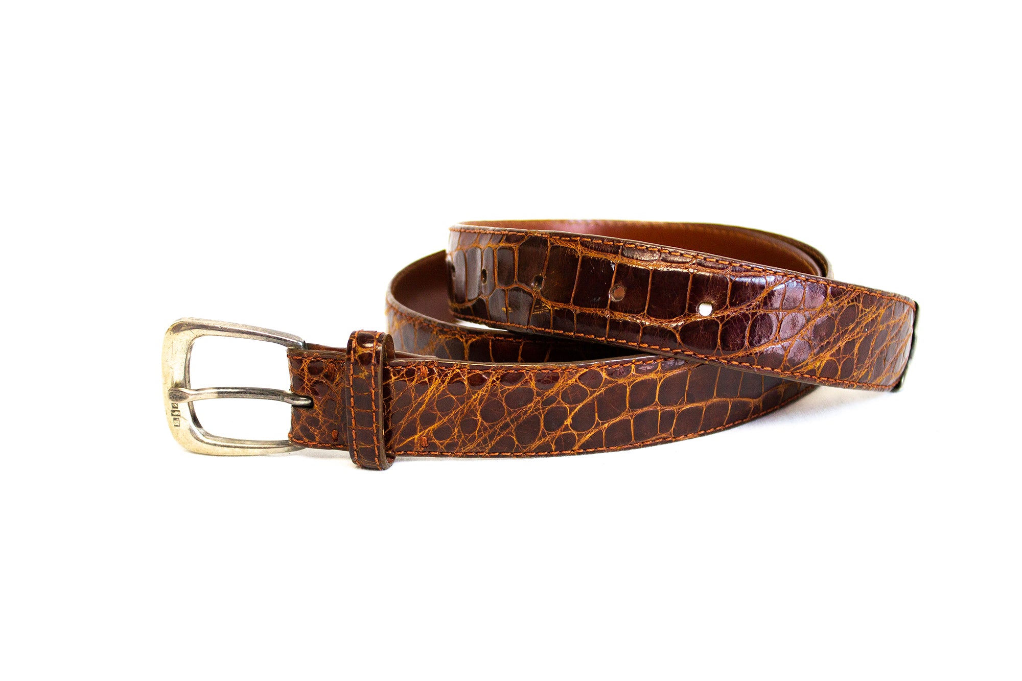 ralph lauren alligator belt