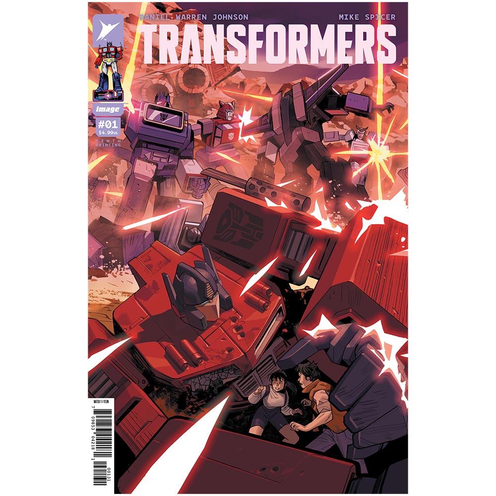 Transformers #1 (Tenth Printing) Cover C (De Felici Variant) - Comic Book
