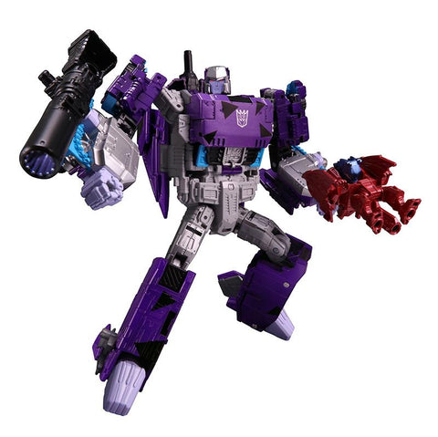 purple and black transformer