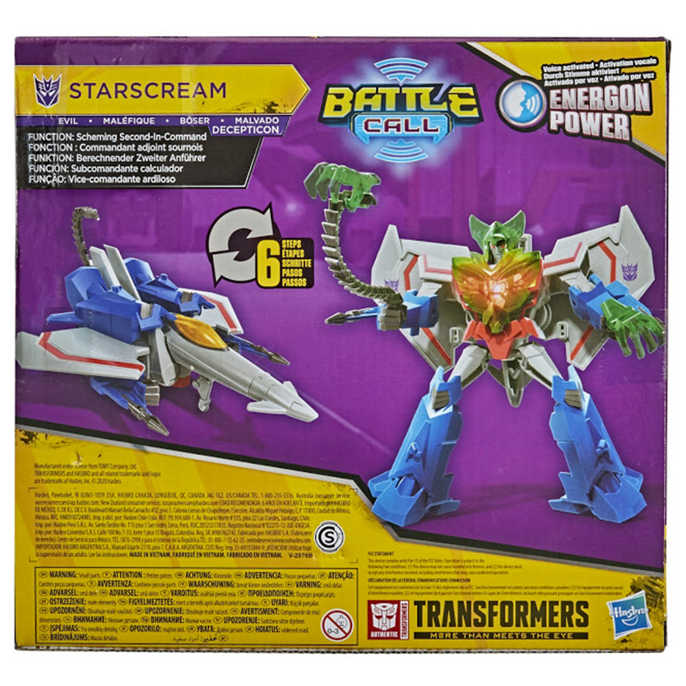 Buy Transformers Cyberverse Adventures Battle Call Starscream Trooper Collecticon Toys