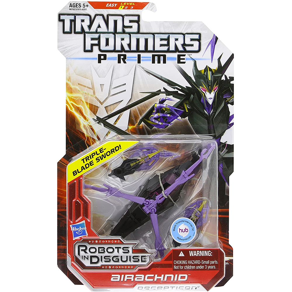 Buy Transformers Prime Robots In Disguise Deluxe Airachnid Helicopter ...