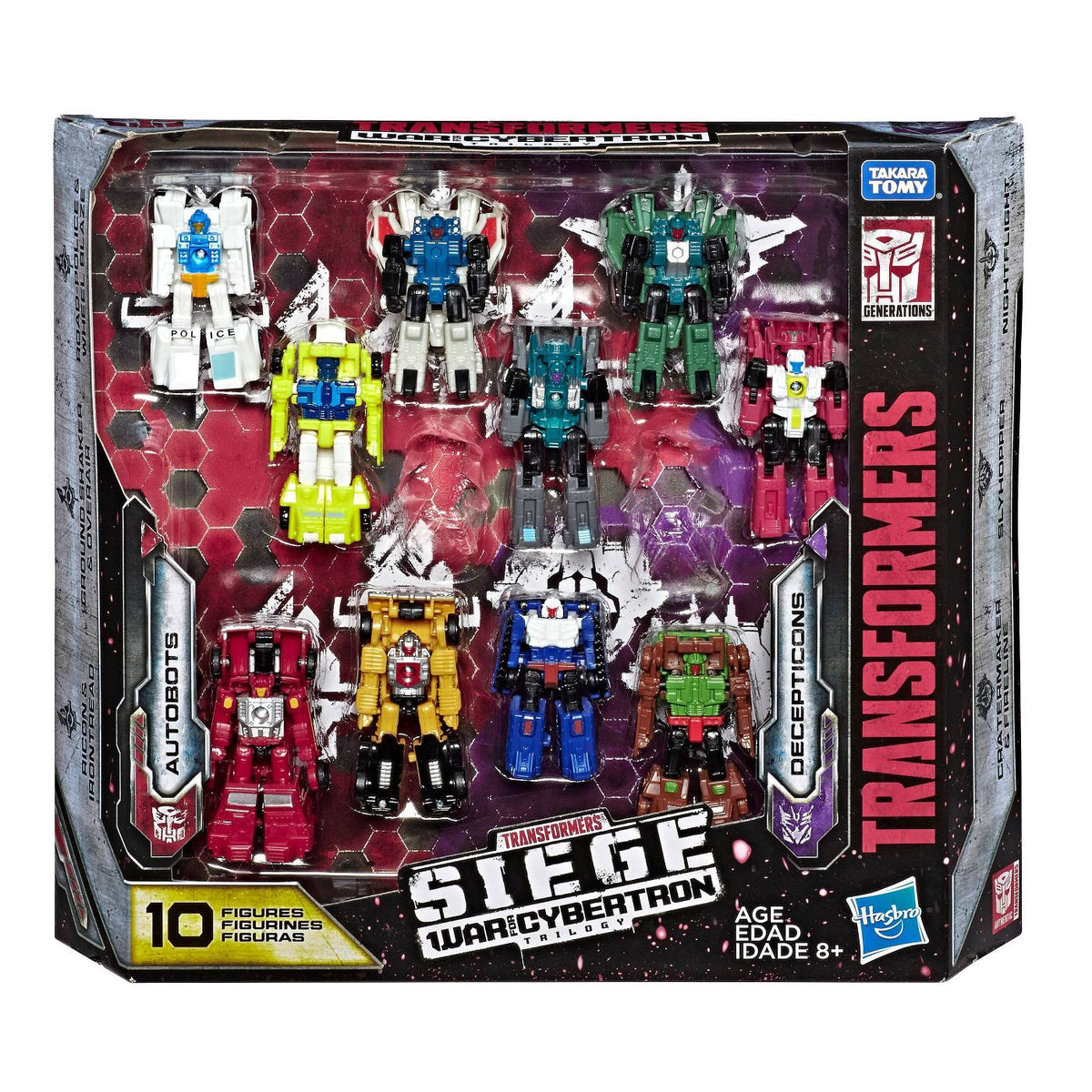 Transformers Siege Micromaster Autobots vs Decepticons 10pack giftset