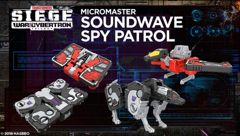 transformers siege soundwave spy patrol