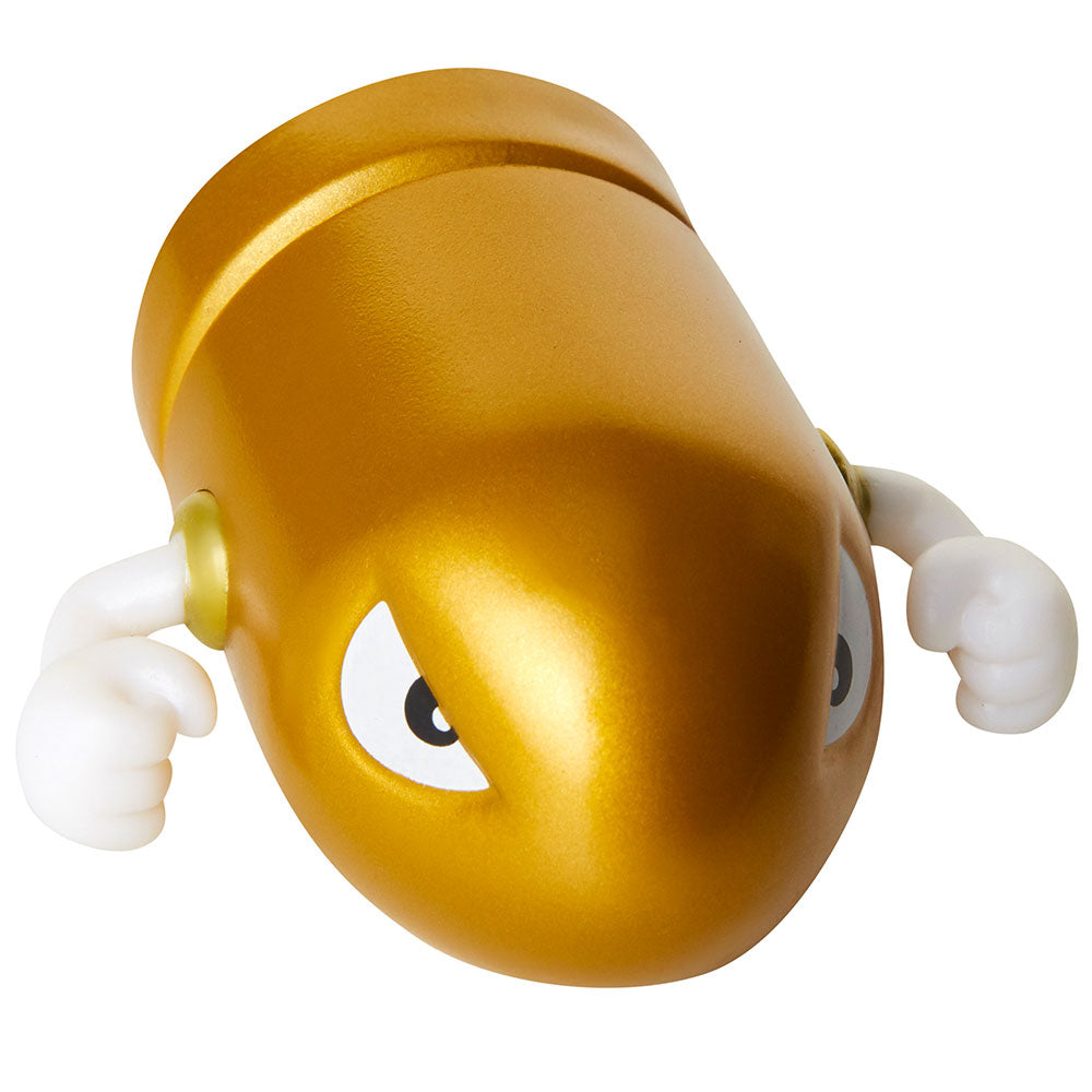 Jakks World Of Nintendo Super Mario Gold Bullet Bill Exclusive 2 Inch Collecticon Toys 3242