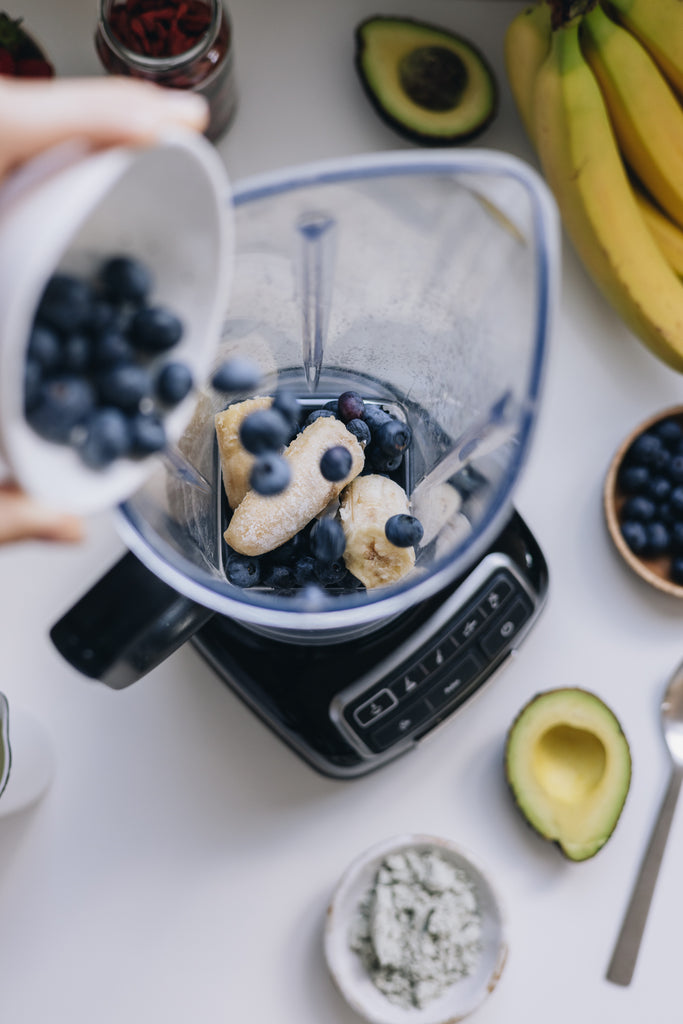 blue smoothie bowl