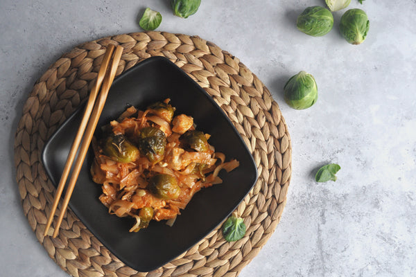 Brussel sprouts pad thai