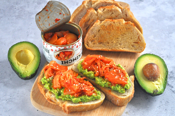 kimchi avocado toast recipe