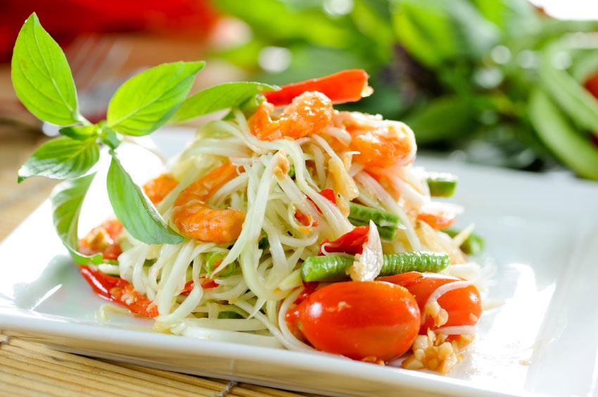Thai Papaya Salad Thai Food Online Authentic Thai Supermarket
