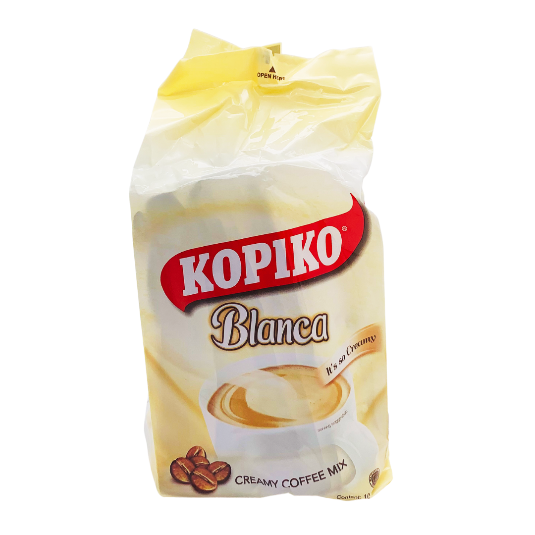 Kopiko - Instant 3 in 1 Blanca Coffee Mix - 10 Sachet / Packet Bag - 3 –  Sukli - Filipino Grocery Online USA