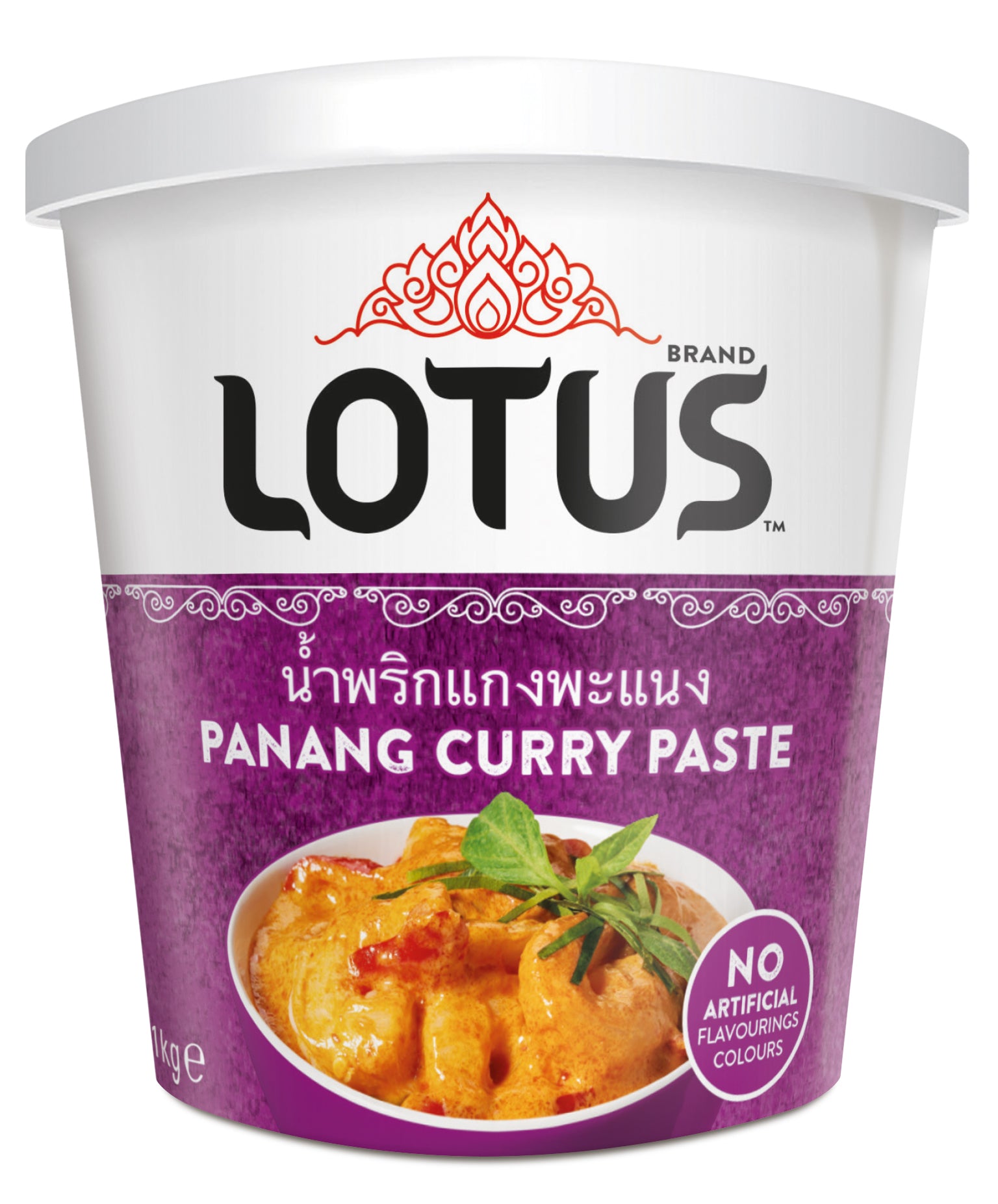 Thai Panang Curry Paste 1kg Large Tub By Lotus Thai Food Online Authentic Thai Supermarket