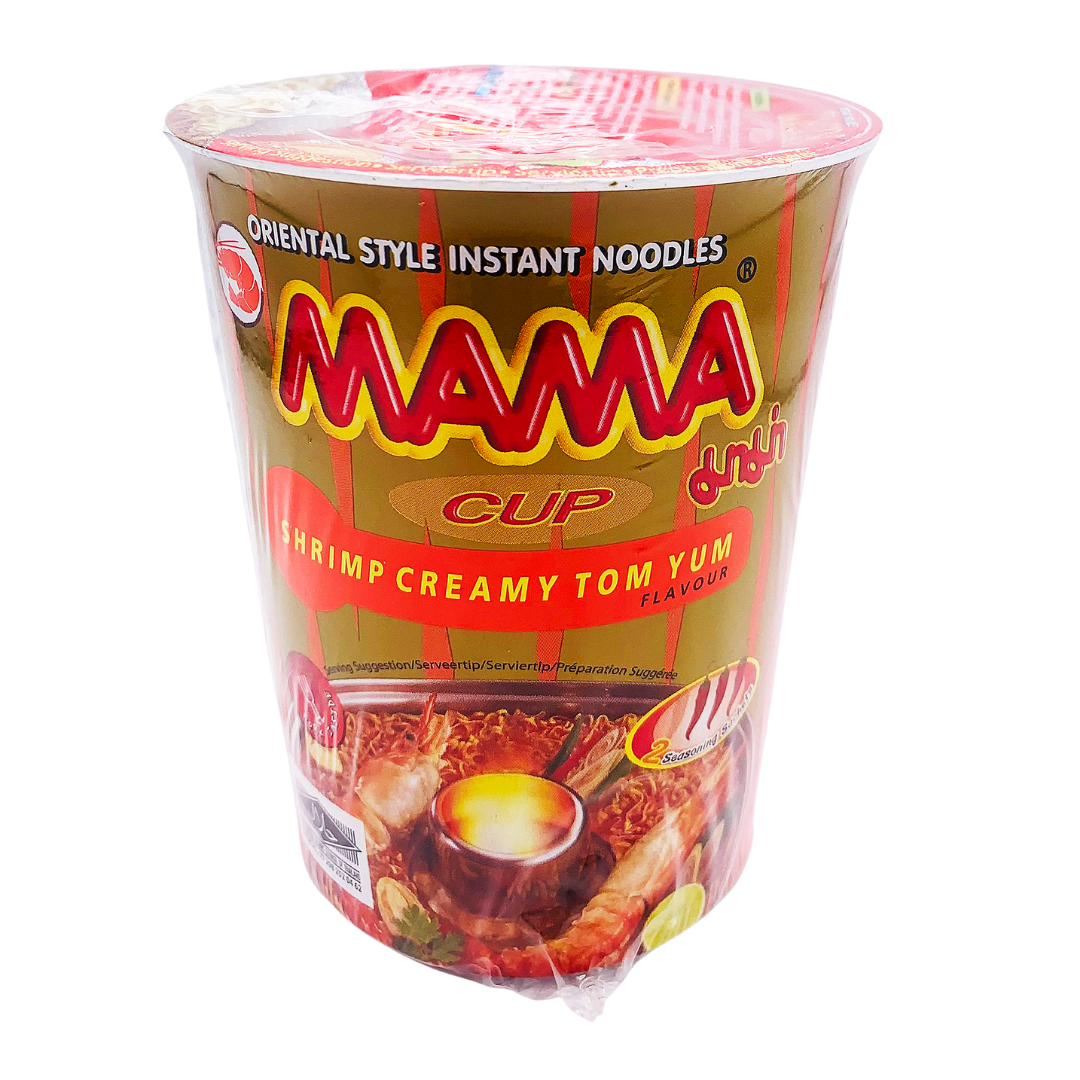 42g Mama Cup Thai Instant Noodle Tom Yum Shrimp Flavour Hot Spicy