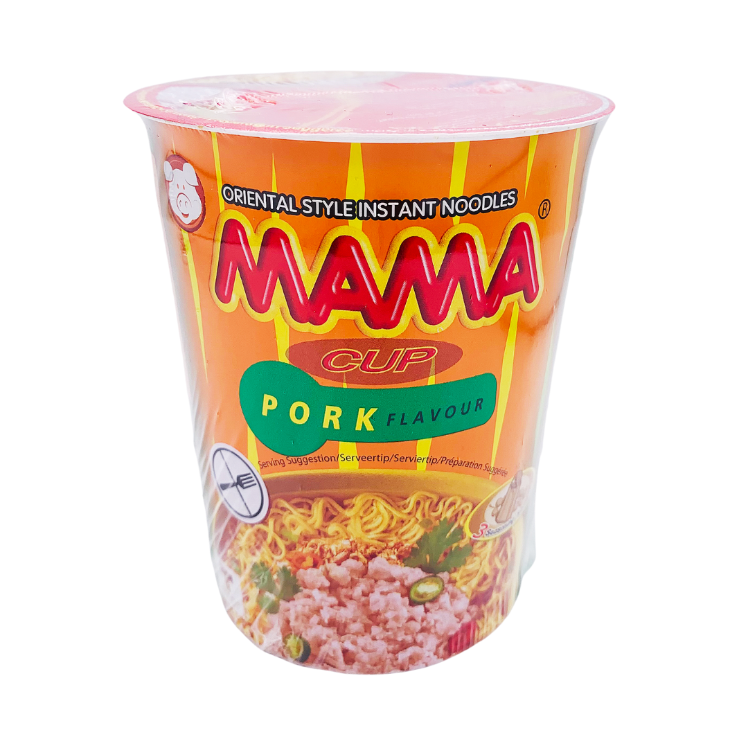 Mama Oriental Style Noodle Pork Flavor 3.17oz (90g) - Just Asian Food