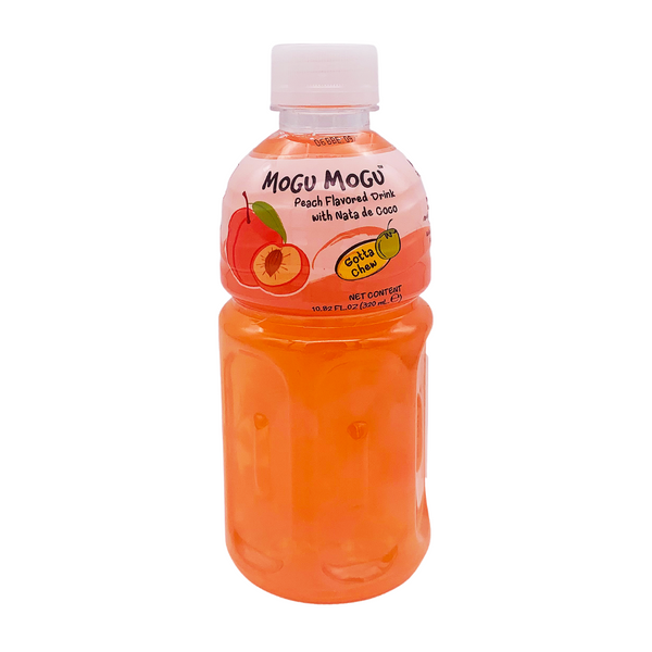 Peach Flavour Nata De Coco Drink 320ml by Mogu Mogu – Thai Food Online ...