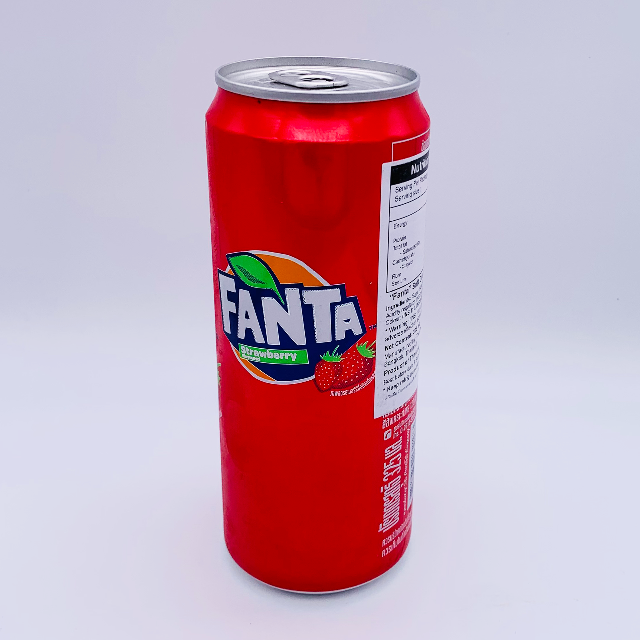 Strawberry Flavoured Soda Soft Drink 325ml by Fanta
