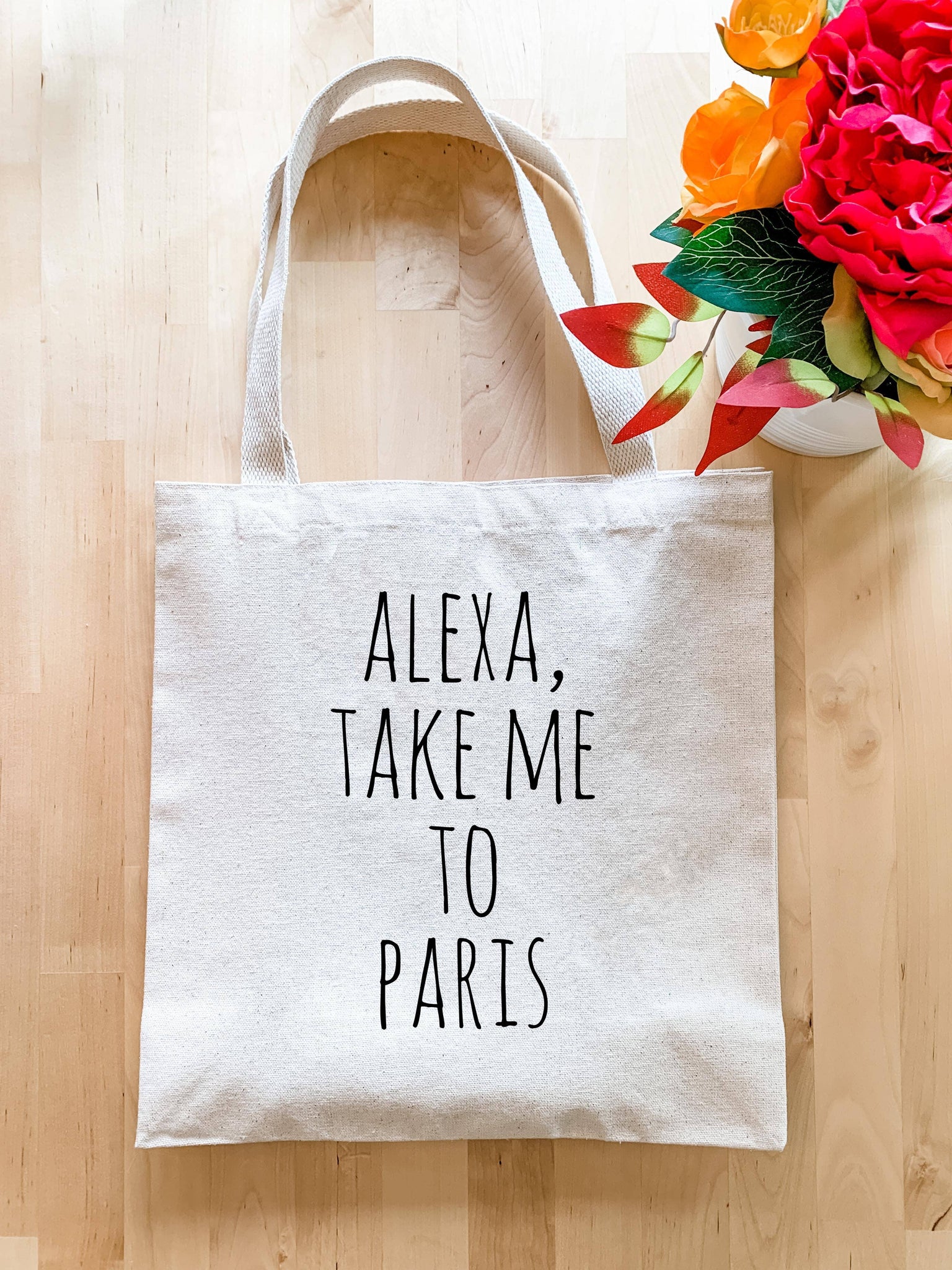 Alexa Take Me To Paris Tote Bag C Est La Tee Shop