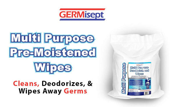 Germisept Multipurpose Gym Wipes & Wellness Center Cleaning Wipes/Cart Wipes (4 Rolls)