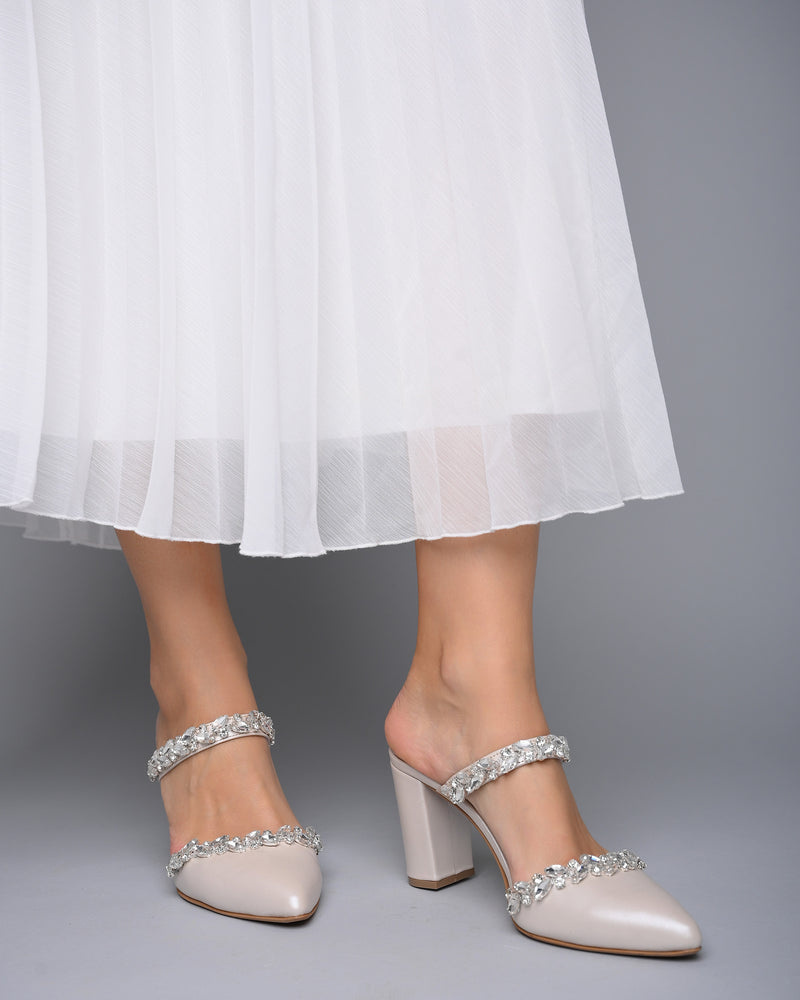 Bridal shoes ivory - Chloris – PinkyPromiseAccs