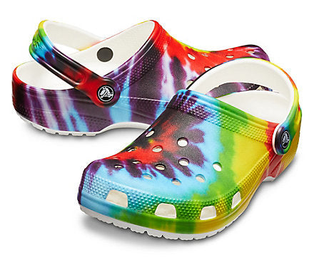 rainbow crocs adults