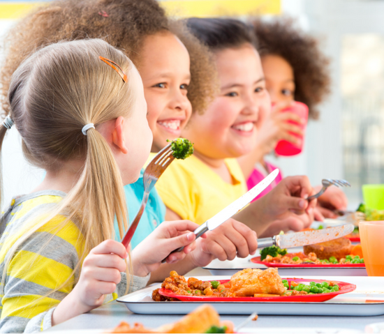 Kids Eating Healthy Food