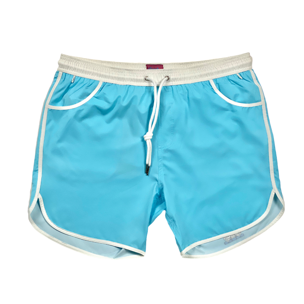 Blue Splash - Blue & White Swim Trunks - Junk in your Trunks - Made ...