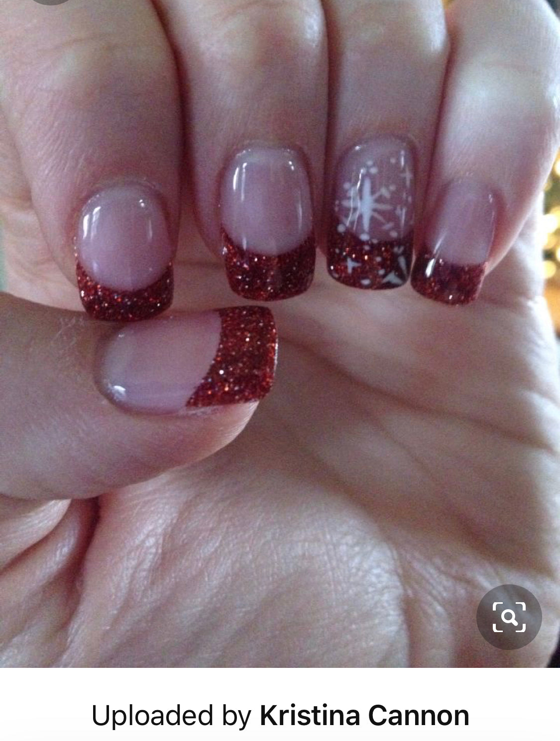 LADY IN RED Red Sugar Glitter Press on Nails - Etsy