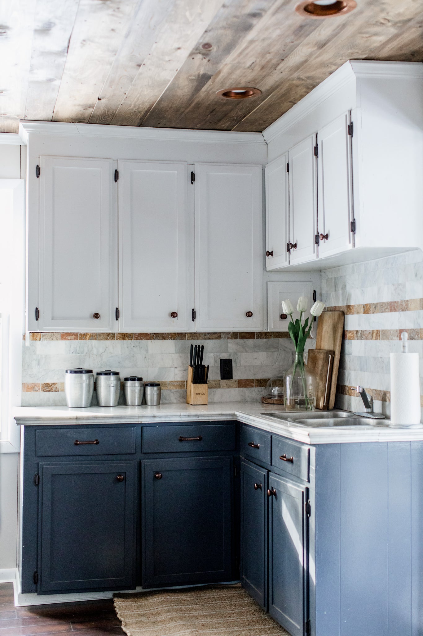 Rustic Wood Kitchen Ceiling Cottonwood Shanty