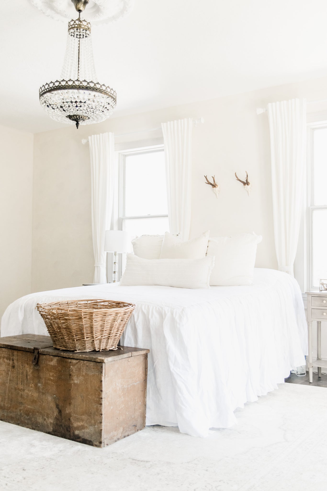 Pleated IKEA Curtains- Master Bedroom – Cottonwood Shanty