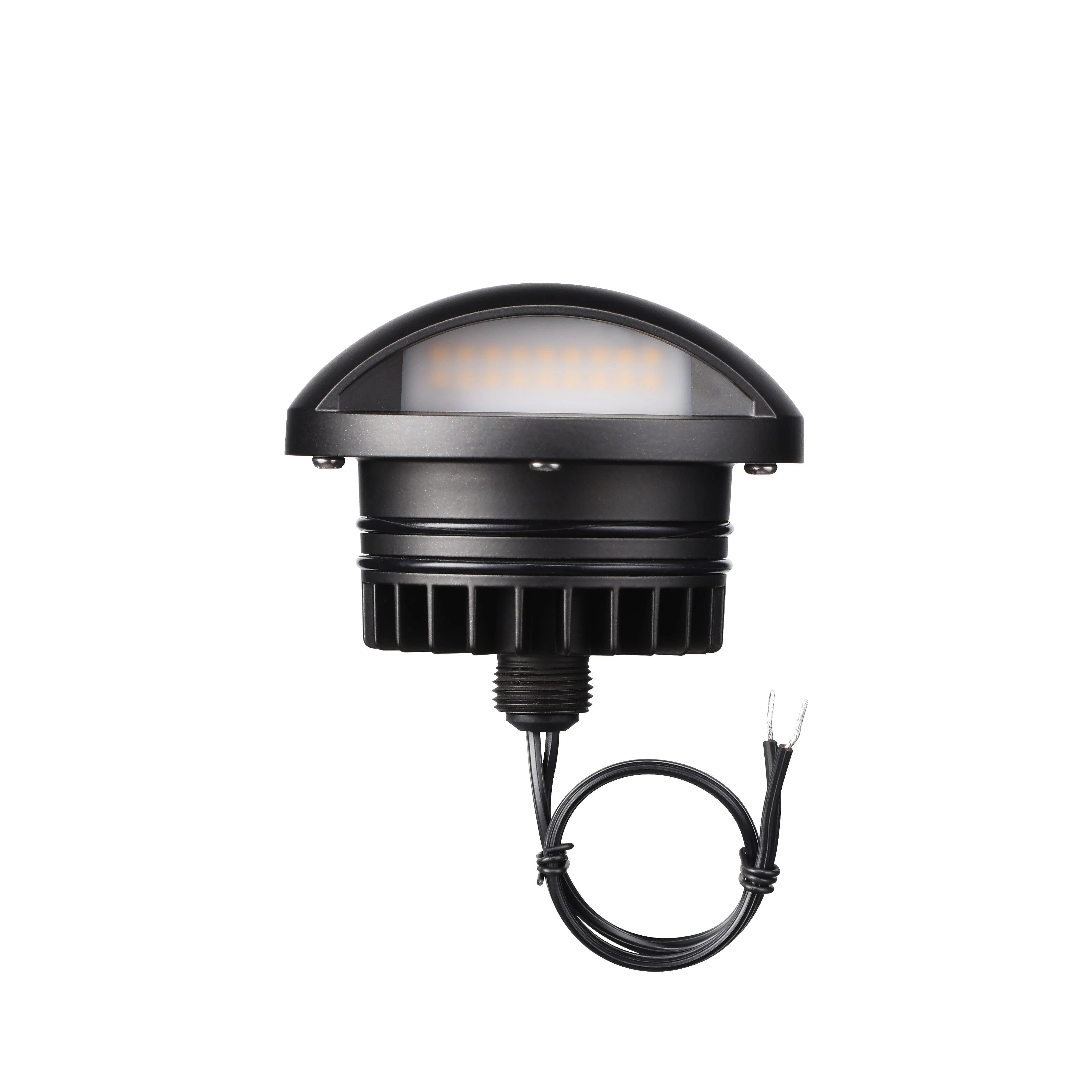 UNAL01 Crescente Aluminum Round Surface Mount Mono-Directional Integrated 6W 3000K LED In-Ground Well Light Low Voltage Landscape Lighting - Image 3