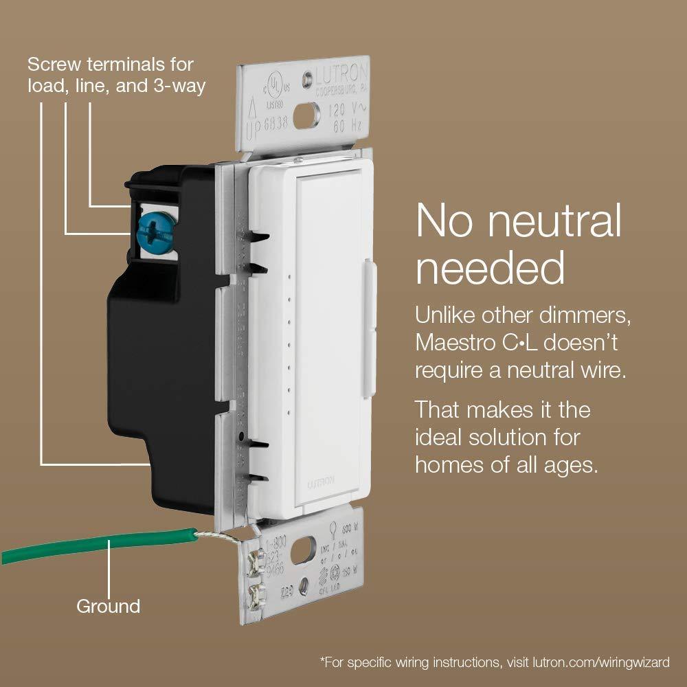 lutron dimmer macl 153m incandescent