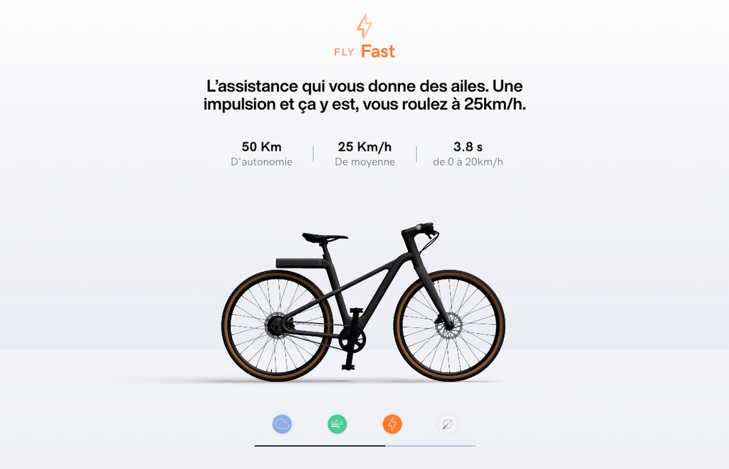 Angell Bike : trois modes d'assistance