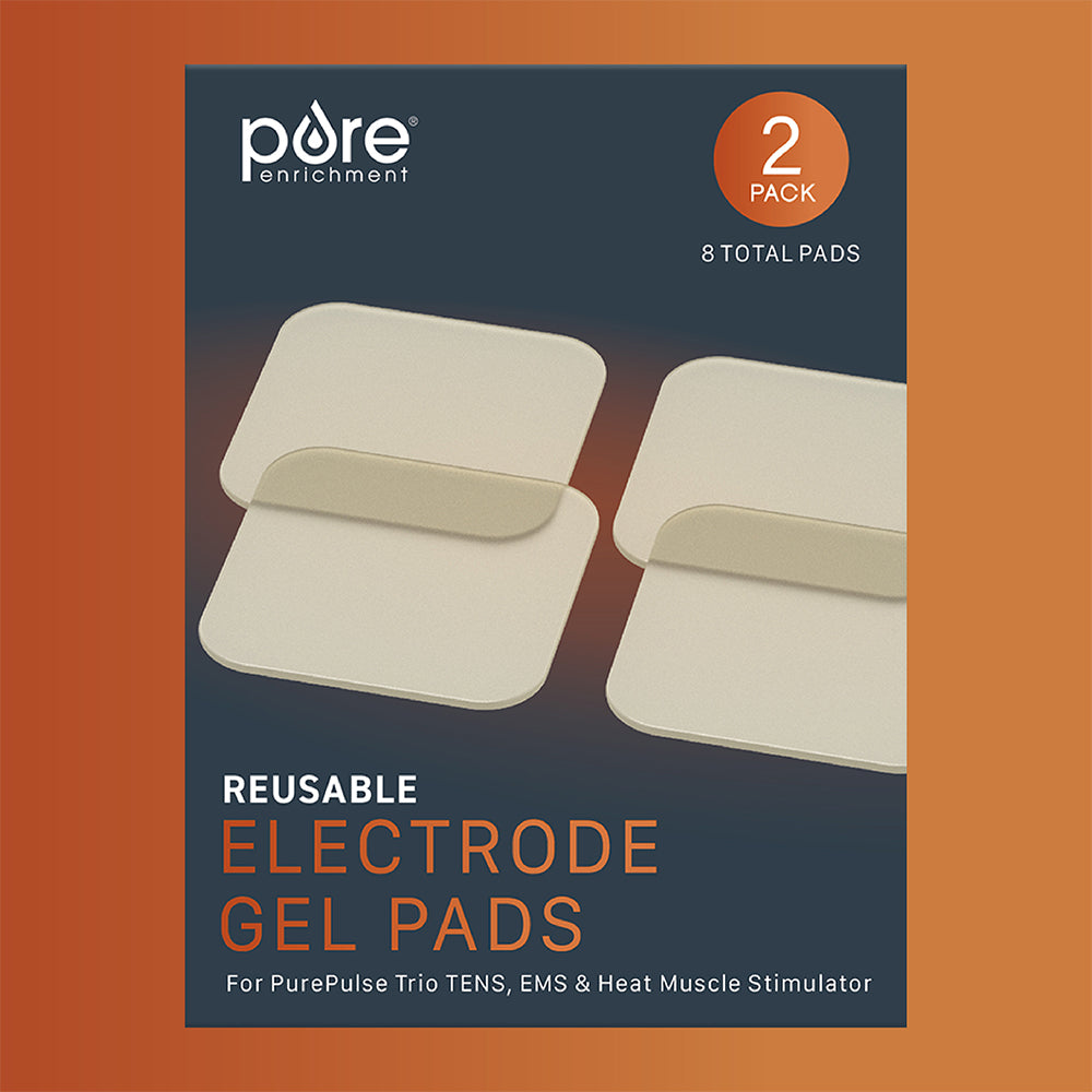 PurePulse™ Trio Reusable Electrode Gel Patches - 2 Pack (8 Patches ...