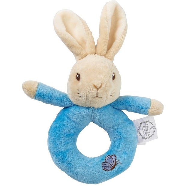 Peter Rabbit & Flopsy Bunny Ring Rattle