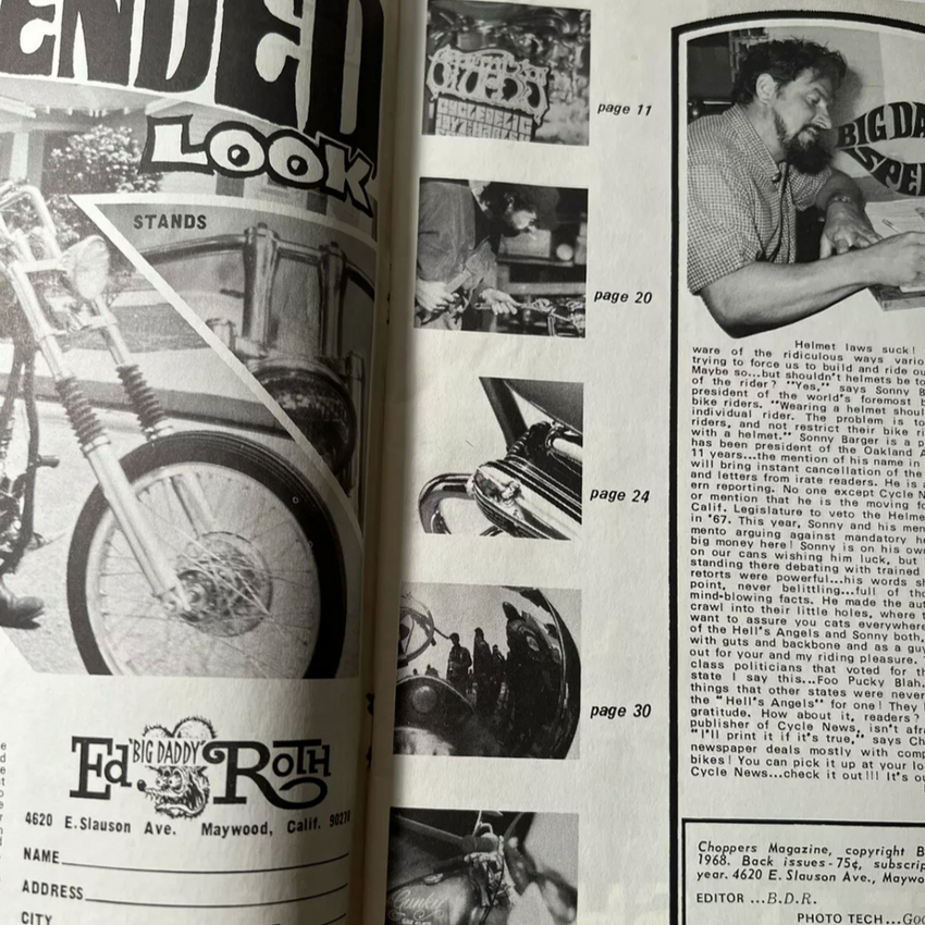 激安挑戦中 激レア CHOPPERS MAGAZINE 1970年1月 ED ROTH rauquen.cl