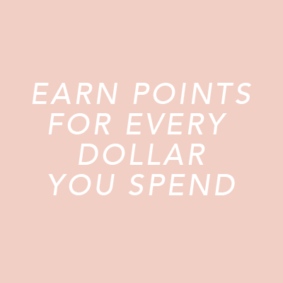 Earn Points For Every Dollar You Spend