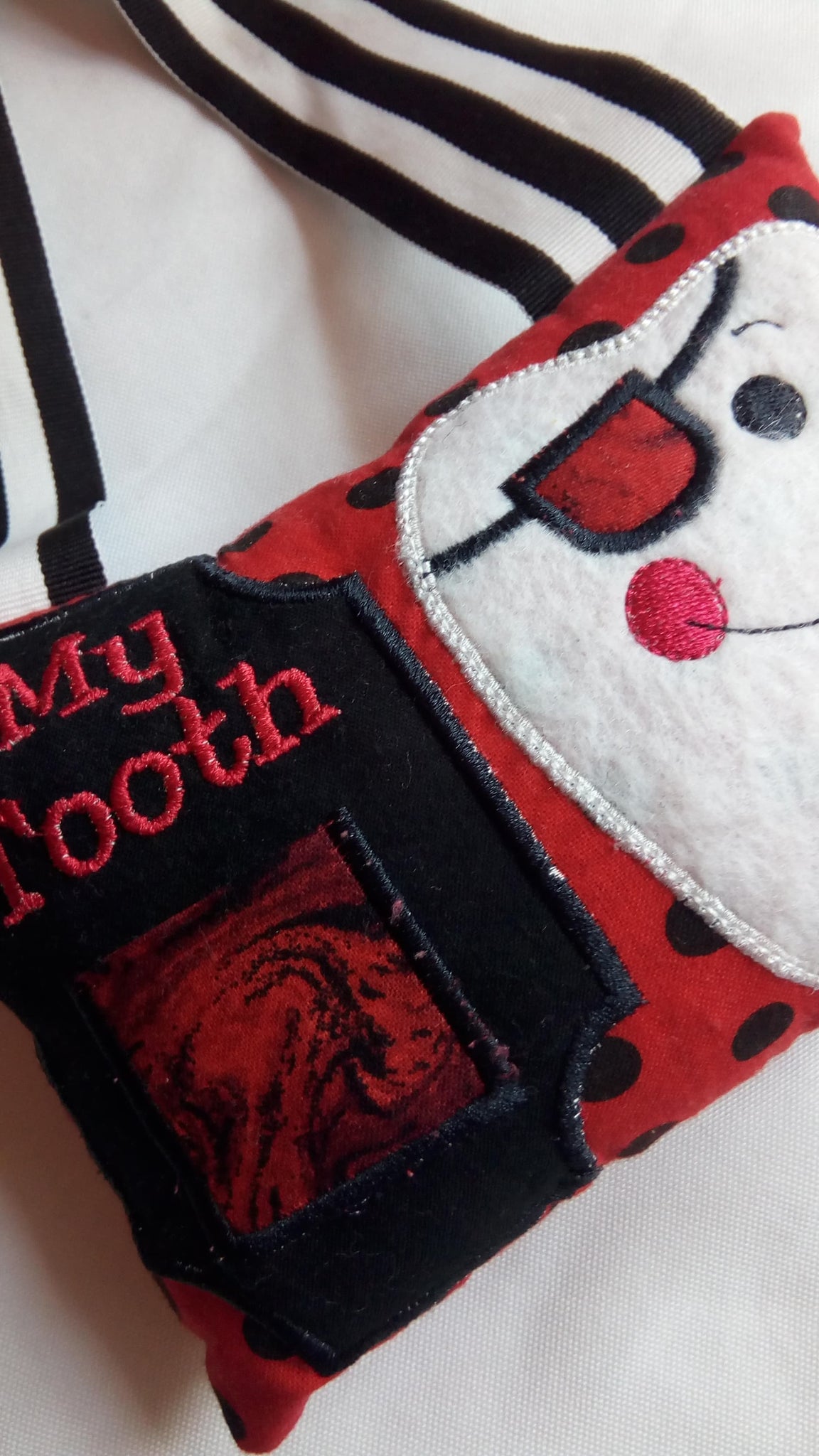 Red Pirate Tooth Fairy Pillow Crazy Bugg