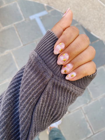 Strawberry Milk base nail Thoughts