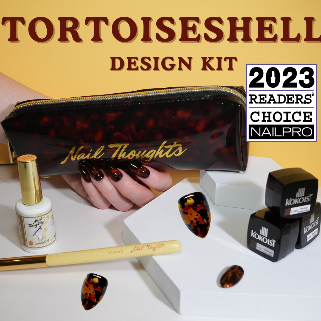 Tortoise Shell Nail Art Tutorial | Gel nails - YouTube