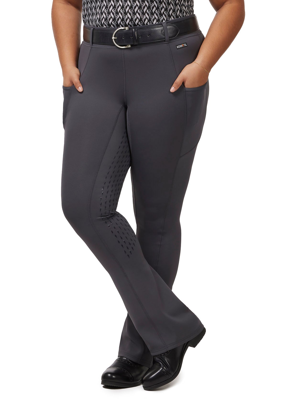 Silicone Grip Breeches  Full Seat and Knee Patch Styles – Kerrits  Equestrian Apparel